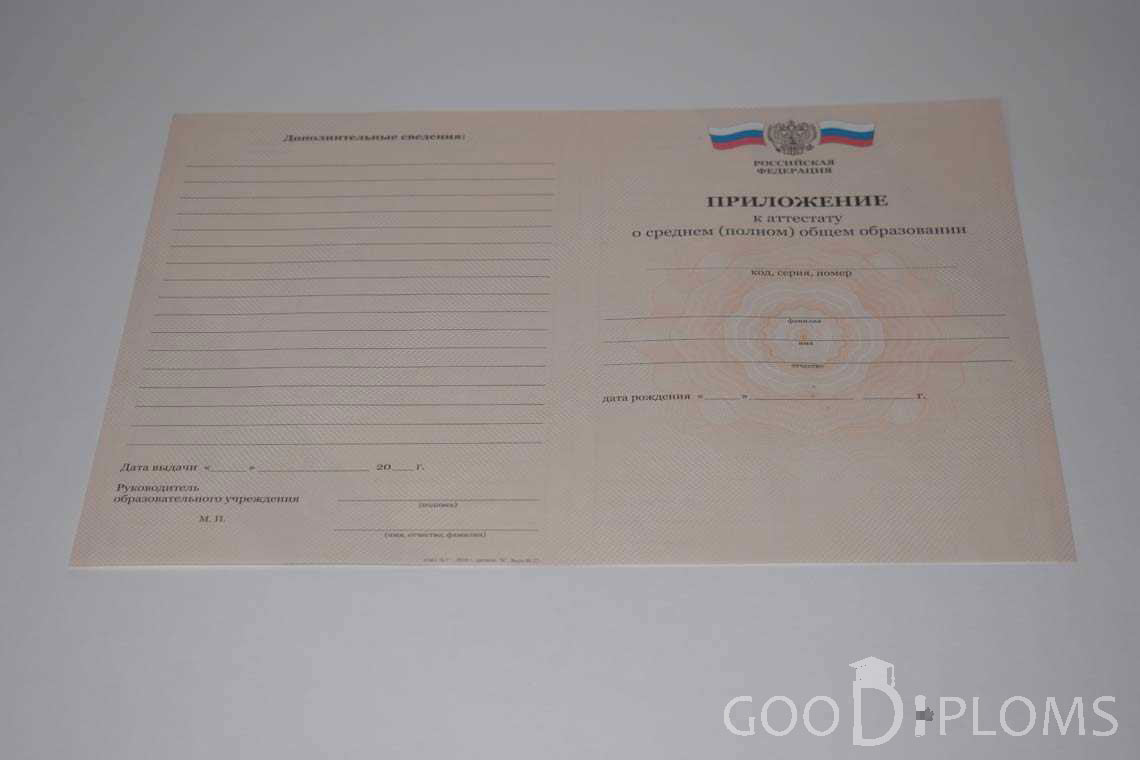 Приложение к Аттестату За 11 Класс период выдачи 2008-2009 -  Полтаву