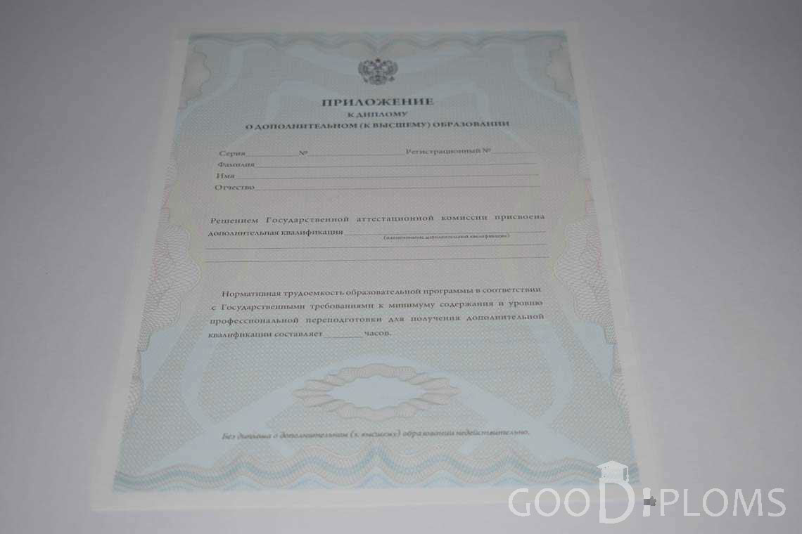 Приложение к Диплому МВА период выдачи 2011-2020 -  Полтаву