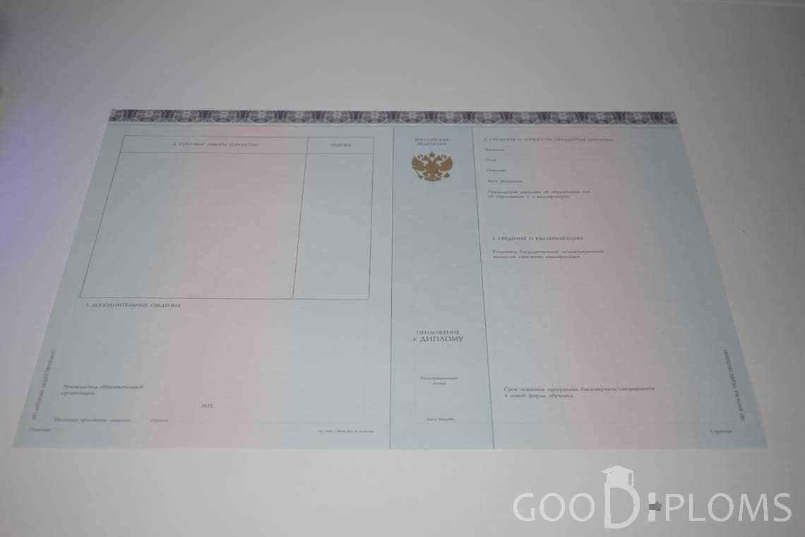 Приложение к Диплому МГИМО период выдачи 2014-2020 -  Полтаву