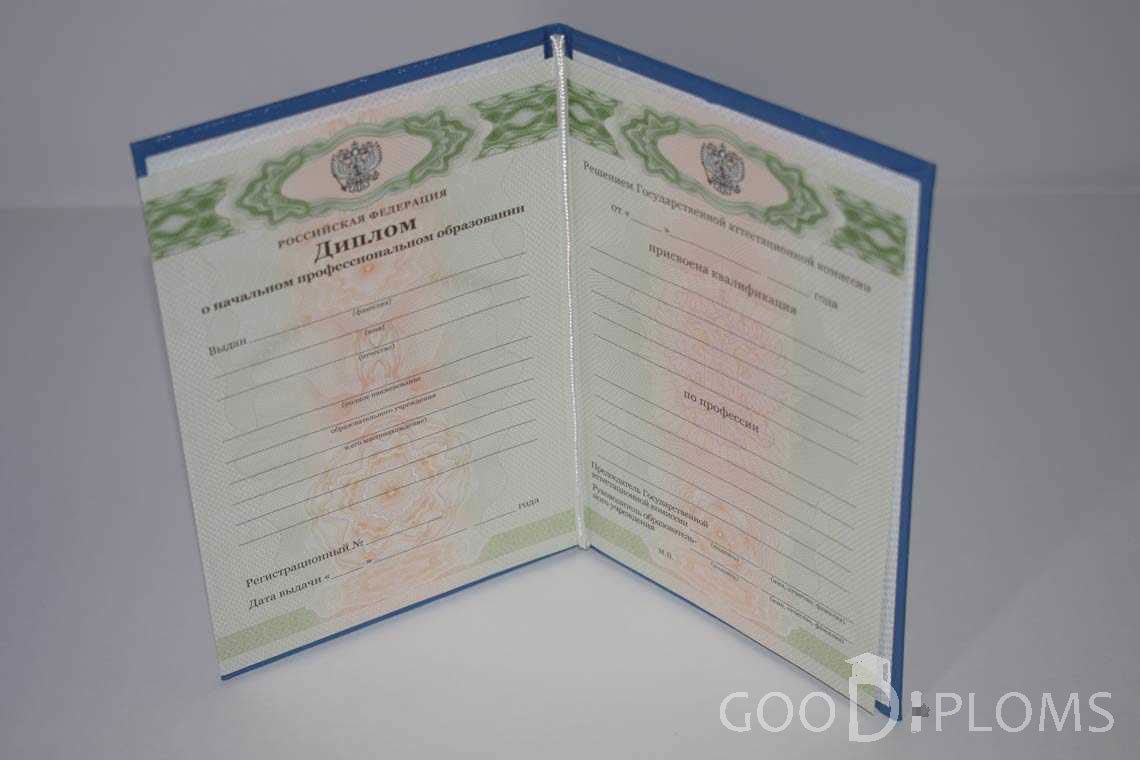 Диплом Училища период выдачи 2011-2020  -  Полтаву