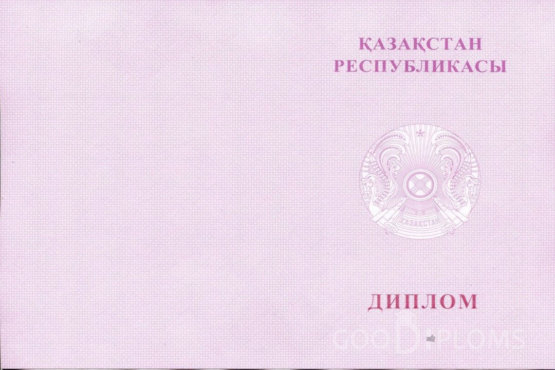 Казахский диплом магистра с отличием - Обратная сторона- Полтаву