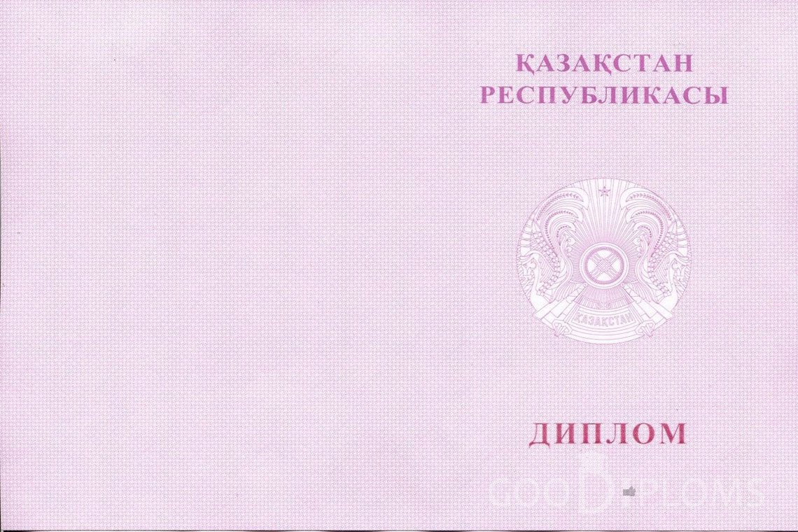 Казахский диплом техникума с отличием - Обратная сторона- Полтаву